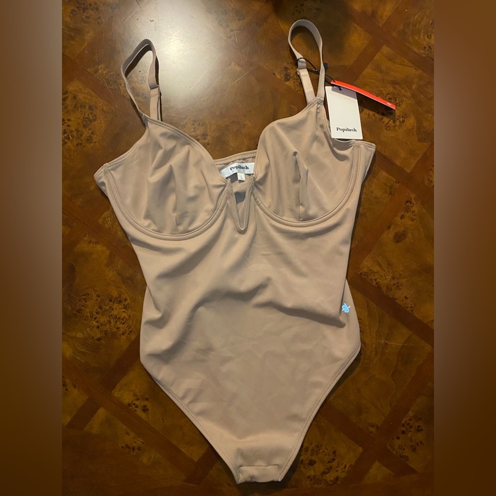 NWT-Popilush Nude Shapewear with Bag TUMMY CONTROL - Picture 2 of 6